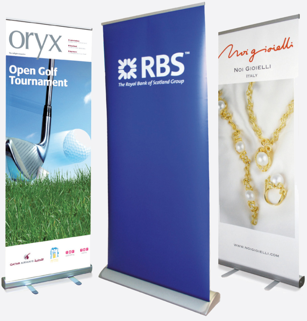 Pop up banner stands - digital printing